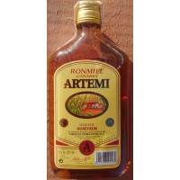 Artemi - Ronmiel Canario Ron Miel Honigrum 20% Vol. 350ml Glasflasche Flachmann produziert auf Gran Canaria