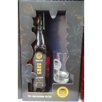 Artemi - Aniuska Vodka Caramelo Wodka-Karamell-Likör 24% Vol. 700ml mit Glas PROMOTION-SET produziert auf Gran Canaria