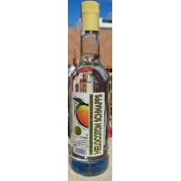 Majestic - Melocoton Schnapps Licor de Melocoton Pfirsichlikör 17% Vol. 1l Glasflasche produziert auf Gran Canaria