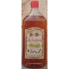 Ron La Indiana - Ron Miel Honey & Rum Honigrum Licor Islas Canarias 20% Vol. 1l PET-Flasche produziert auf Gran Canaria