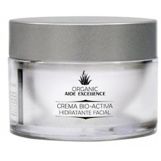 Aloe Excellence - Aloe Vera Crema Bio-Activa Hidratante Facial 100% Ecologico Bio 50ml Dose produziert auf Lanzarote