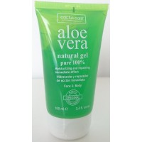 Cactus Care - Aloe Vera Natural Gel pure 100% 100ml Standtube produziert auf Gran Canaria