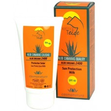 Thermal Teide - Protector Solar SPF40 Aloe Vera Sonnenschutzcreme LSF 40 150ml Tube produziert auf Teneriffa