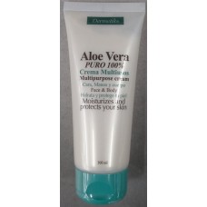 Dermetiks - Crema Multiusos Cara, Manos y Cuerpo Aloe Vera Puro 100% 100ml Tube produziert auf Gran Canaria