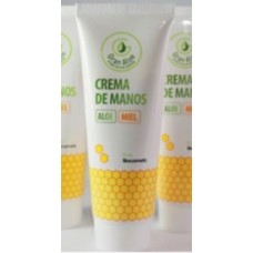 Gran Aloe - Crema de Manos Aloe Vera Miel Eco Bio Aloe Honig Handcreme 75ml Tube produziert auf Gran Canaria