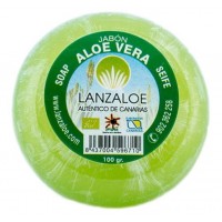 Lanzaloe - Aloe Vera Jaboncillos de Glicerina Seife 100g produziert auf Lanzarote