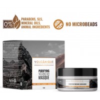 ussa Canaria - Volcanique Purifying Natural Ash Masque Vulkanasche-Gesichtsmaske 100ml Glas produziert auf Teneriffa