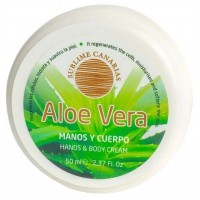 Sublime Canarias - Aloe Vera Manos y Cuerpo Hand- & Körpercreme 50ml Dose produziert auf Gran Canaria