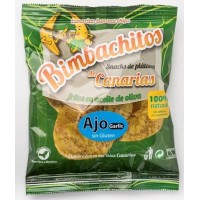 Bimbachitos de Canarias - Ajo Garlic Bananenchips mit Knoblauch 90g produziert auf El Hierro