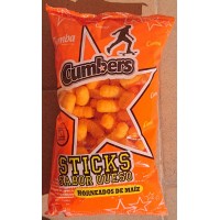 Cumba - Cumbers Sticks Sabor Queso 140g Tüte produziert auf Gran Canaria