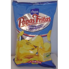 Emicela - Papas Fritas Sabor natural La Dorada Kartoffelchips gesalzen Tüte 165g produziert auf Gran Canaria