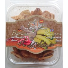 Oro del Atlantico - Platano con Mojo Rojo Canario Bananenscheiben 100g produziert auf Teneriffa