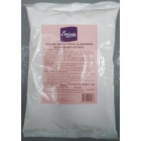 Emicela - Mousse Sabor Fresa Dessert mit Erdbeergeschmack ergiebig für 10l Mousse 1kg Tüte produziert auf Gran Canaria