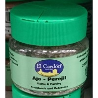 El Cardon - Ajo Perejil Granulado Knoblauch Petersilie gemahlen 70g Dose von Gran Canaria