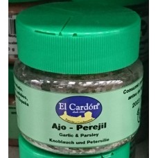 El Cardon - Ajo Perejil Granulado Knoblauch Petersilie gemahlen 70g Dose von Gran Canaria