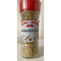 Pichu Pichu - Sazonador Ajillo Knoblauchgewürz gemahlen 45g Streuerglas produziert auf Gran Canaria