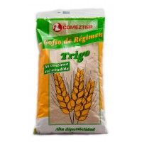 Comeztier - Gofio de Regimen de Trigo sin sal anidada Weizen-Gofio ohne Salz 500g Tüte produziert auf Teneriffa