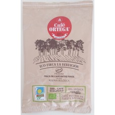 Cafe Ortega - Cafe Molido Natural Eco Finca La Bendicion Bio-Röstkaffe gemahlen 200g Tüte produziert auf Gran Canaria