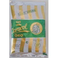 Caracol - Café Moka el Caracol Oro Tueste Natural Molido Kaffee gemahlen 250g Tüte produziert auf Teneriffa