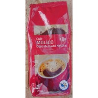 Carrefour - Cafe Molido Natural Descafeinado Röstkaffee gemahlen entkoffeiniert 200g Tüte produziert auf Gran Canaria