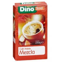 DinoFood - Cafe Molido Mezcla Natural Röstkaffee gemahlen gemischt 250g produziert auf Gran Canaria