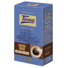 Tirma - Café Mezcla Suave Descafeinado Röstkaffee entkoffeiniert gemahlen 250g produziert auf Gran Canaria