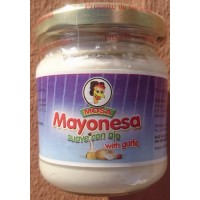 Mosa - Mayonesa con ajo garlic Knoblauch-Majonese Glas 200g produziert auf Gran Canaria