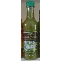 Argodey Fortaleza - Salsa Picante Canario Verde 200ml Flasche produziert auf Teneriffa