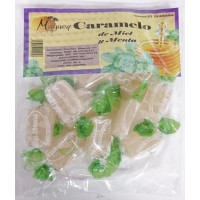 Valsabor - Maguey Caramelo de Miel y Menta Honig-Pfefferminz-Bonbons 10 Stück produziert auf Gran Canaria