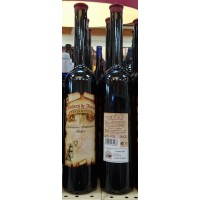 Testamento - Malvasia Aromatica Dulce Vino Tinto Rotwein lieblich 13,5% Vol. 500ml Flasche produziert auf Teneriffa