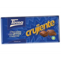 Tirma - Crujiente Choco con Arroz Tafel Vollmilchschokolade mit Reis 125g produziert auf Gran Canaria