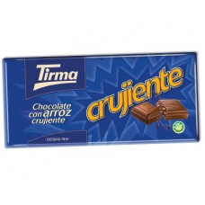 Tirma - Crujiente Choco con Arroz Tafel Vollmilchschokolade mit Reis 125g produziert auf Gran Canaria