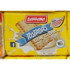 Bandama - Tostadas con Crema Galletas Sabor Limon Doppelkeks Zitronencreme 125g produziert auf Gran Canaria