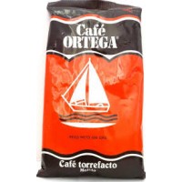 Cafe Ortega - Molido Tueste Torrefacto en Grano Röstkaffee ganze Bohnen 1kg produziert auf Gran Canaria