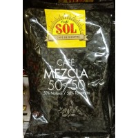 Café Sol - Mezcla molido 50% Natural / 50% Torrefacto Röstkaffee gemahlen gemischt 250g Tüte produziert auf Gran Canaria