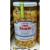 Casa Ricardo - Altramuces Altramuz Suprema 810g netto / 1300g brutto Glas produziert auf Teneriffa