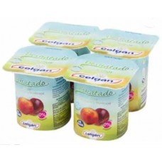 Celgan - Yogur Desnatado 0% Melocoton-Maracuya 4x 125g Becher produziert auf Teneriffa (Kühlware)