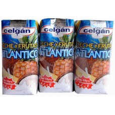 Celgan - Atlantico Leche y Frutas 3x200ml Tetrapack produziert auf Teneriffa