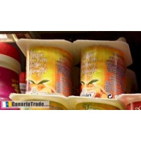 Celgan - Yogur Melocoton-Mararcuya 4x 125g Becher produziert auf Teneriffa (Kühlware)