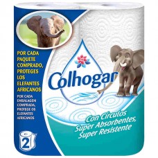 Colhogar - con circulos Super Absorbentes 2 Stück Wischrollen produziert auf Gran Canaria