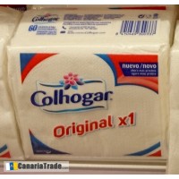 Colhogar - Original x1 Servilletas Servietten 60 Stück produziert auf Gran Canaria