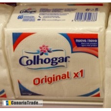 Colhogar - Original x1 Servilletas Servietten 60 Stück produziert auf Gran Canaria