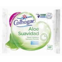 Colhogar - Aloe Suavidad Papel higienico Feuchttücher Aloe Vera 52 Stück produziert auf Gran Canaria