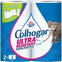 Colhogar - Ultra Resistant 2 Stück (wie 3 Rollen) Wischrollen produziert auf Gran Canaria