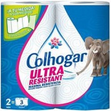 Colhogar - Ultra Resistant 2 Stück (wie 3 Rollen) Wischrollen produziert auf Gran Canaria