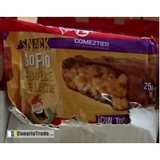 Comeztier - Barrita Snack de Gofio & Dulce de Lece Riegel 3x25g produziert auf Teneriffa