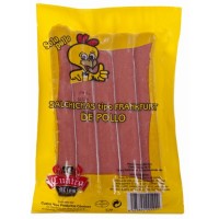 Cuatro Rios - Salchicha tipo Frankfurt de Pollo Geflügelwurst 5 Stück 360g produziert auf Gran Canaria (Tiefkühl)