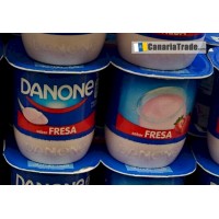 Danone - Yogurt Fresa Erdbeer 4er Pack 4x120g produziert auf Teneriffa (Kühlware)