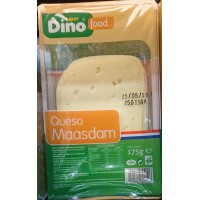 Dino Food - Queso Maasdam Lonchas in Scheiben 175g (Kühlware) produziert auf Gran Canaria