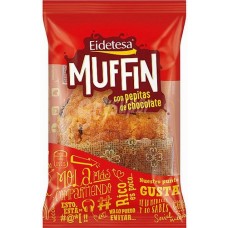 Eidetesa - Muffin con pepitas de chocolate 105g produziert auf Gran Canaria